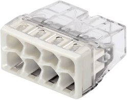 Złącze do puszki podtynkowej WAGO 2273-208-1, PIN: 8, 450 V, 24 A, 1 szt.