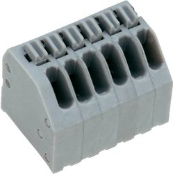 Zacisk push-in AK4191/4KDVP-2.5, do lutowania, RM 2,5 mm, 5 pin, szary