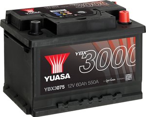 Akumulator samochodowy Yuasa SMF YBX3075 YBX3075, 1 szt.
