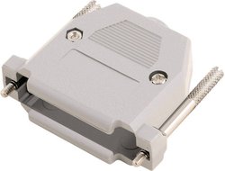 Obudowa do złącza D-SUB 9 pin Encitech 2360-0102-31, tworzywo sztuczne UL, szary
