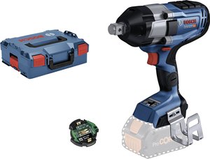 Wkrętarka udarowa akumulatorowa Bosch Professional GDS 18V-1050 HC + GCY-42 18 V  bez akumulatora, zaw. walizkę