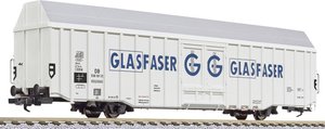 Wagon towarowy Liliput L235801 Wagon towarowy o dużej ładowności H0 Hbbks „Glasfaser” DB Włókno szklane,
