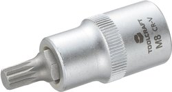 Nasadka trzpieniowa 8 mm TOOLCRAFT  816087 Wielowypust (XZN) 1 szt.