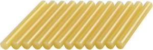Wkład do pistoletów do klejenia Dremel 2615GG13JA, Średnica: 11 mm, 100 mm, przezroczysty żółty, 12 szt., 125 g