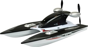 Prędkość śmigła Katamaran Boat RTR, 2,4 GHz Motorówka RC Amewi Speed Catamaran