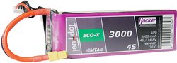 Pakiet akumulatorów (LiPo) 14.8 V 3000 mAh 20 C Hacker Softcase XT60
