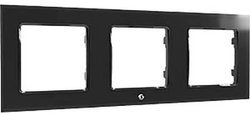 Ramka na guziki potrójnie czarna Shelly Wall Frame 3 bl  Ramka