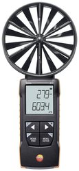 testo 417 – cyfrowy anemometr wiatraczkowy 100 mm z połączeniem z aplikacją Anemometr testo 417, 0563 0417, 0.3 do 20 m/s, 0 do +50 °C