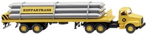 Model ciężarówki Wiking 078701 H0 Volvo Przyczepa do transportu gazu N12 Kopparttrans