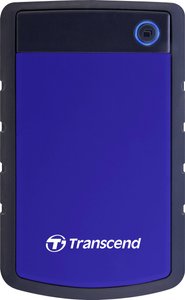 Transcend StoreJet® 25H3 4 TB  Zewnętrzny dysk twardy 6,35 cm (2,5'') USB 3.2 Gen 2 (USB 3.1) niebieski TS4TSJ25H3B