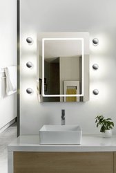 Lampa ścienna LED LightMe Aqua LM85640 4.9 W chrom 400 lm