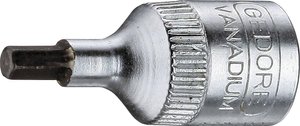 Zestaw wkrętaków w 20 5 - GEDORE 1/4'', wewnętrzny 6 sześciokąt 5 mm Nasadka trzpieniowa Gedore IN 20 5 6176360 1 szt.