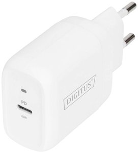 Adapter do ładowania Digitus DA-10196 USB-C, biały Digitus DA-10196 Adapter ładowania 1 szt.