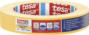 Taśma maskująca tesa Präzisionskrepp® 04344-00004-00 PRECISION STANDARD (D x S) 50 m x 19 mm 50 m 1 szt.