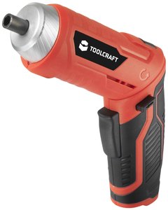 Zestaw 33 wkrętaków (czerwony) z przegubem obrotowym, akumulatorem litowo-jonowym 3,7 V i ładowaniem przez USB Wkrętarka przegubowa akumulatorowa TOOLCRAFT TO-7870758 3.7 V 1500 mAh zaw. walizkę