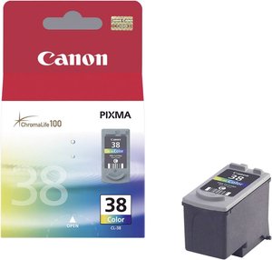 Tusz Canon CL38, oryginalny, kolor