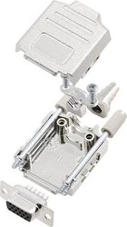 Zestaw listew żeńskich D-Sub encitech DPPK09-M-HDS15-K 6355-0014-11, rzędy: 3, styki: 15, 180 °, 1 zest.