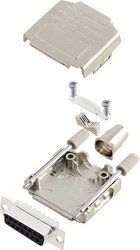 Zestaw listew żeńskich D-Sub encitech DPPK15-M-DBS-K 6355-0004-12, rzędy: 2, styki: 15, 180 °, 1 zest.