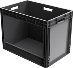Skrzynka magazynowa VISO SPK 4642 LO (S x W x G) 400 x 420 x 600 mm szary 1 szt.