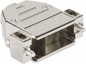 Obudowa złącza D-SUB Harting 09 67 015 0443 09 67 015 0443, tworzywo sztuczne, metalizowane, 180 °, 1 szt.