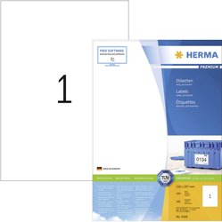 Herma 4428 Etykieta uniwersalna 210 x 297 mm Papier biały 100 szt. Trwały Drukarka atramentowa, Drukarka Laserowa, Drukarka Laserowa, kolorowa, Kopiarka, Drukarka z funkcją kopiowania w kolorze, Drukarka etykiet