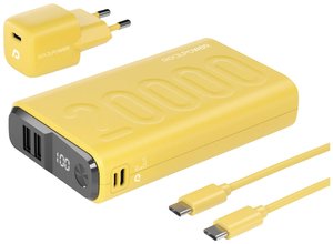 Powerbank RealPower PB-20000 Power Pack 20000 mAh  Li-Ion USB, USB-C®