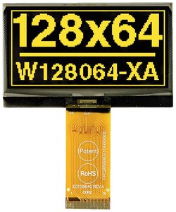 Wyświetlacz OLED DISPLAY VISIONS EAW128064-XALG    (S x W x G) 60.5 x 37 x 2.15 mm