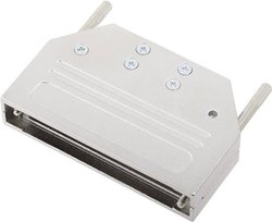 Obudowa złącza D-SUB encitech DTZI37-K 6560-0305-04, metal, 180 °, 1 szt.