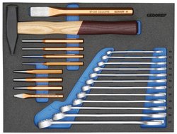Zestaw narzędzi w module CT dla B2 - 22-częściowy Zestaw narzędzi Gedore 3005224
