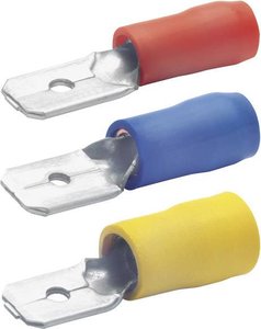 Płaskie złącze częściowo izolowane 2,80 mm Klauke 8201B Wtyczka płaska 1 szt.