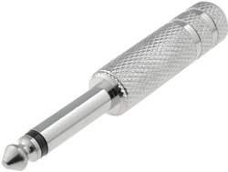 Złącze męskie jack 6,35 mm P1C Cliff FM1002 złącze męskie proste Ilość styków: 2 mono srebrny 1 szt.
