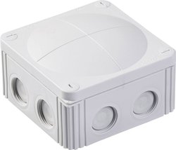 Skrzynka przyłączeniowa Wiska COMBI 607/5, IP66/IP67, (D x S x W) 110 x 110 x 66 mm, szary błyszczący, 1 szt.