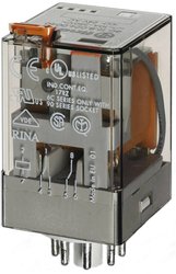 Seria 60.12 - przekaźnik przemysłowy z 2 zestykami przełącznymi Finder 60.12.8.230.0040 Przekaźnik uniwersalny