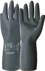Rękawice odporne na chemikalia KCL Camapren® 720-9, Rozmiar rękawic: 9, L, czarny