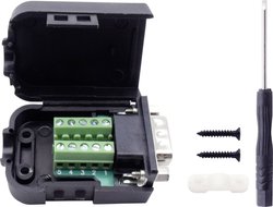 Złącze męskie do zabudowy D-Sub TRU COMPONENTS T190C4090, rzędy: 2, styki: 9, 1 szt.