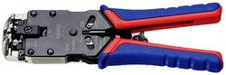 Szczypce do zaciskania dla 4/6/8 biegunów Wtyk telefoniczny typu Western Zaciskarka Knipex 97 51 12 97 51 12 D1
