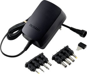 Zasilacz wtyczkowy, regulowany VOLTCRAFT USPS-1500N, 18 W, 1.5 A, NV/AV
