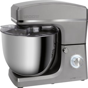Maszynka do wyrabiania ciasta Clatronic KM 3765, 1500 W, tytanowy