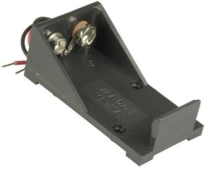 Komora baterii MPD BH9VW 1 x Blok. 9 V , Kabel, (D x S x W) 55 x 30 x 21 mm
