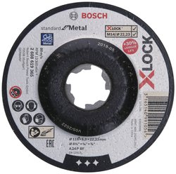 Bosch Accessories 2608619365 X-LOCK Tarcza tnąca prosta Średnica 115 mm Średnica otworu 22.23 mm  1 szt.