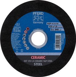 Tarcza tnąca prosta PFERD CERAMIC SGP STEEL 61312510 125 mm 25 szt.