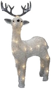 Figurka akrylowa Konstsmide 6224-103 Zaprzęg św. Mikołaja  ciepła biel ciepły biały