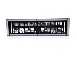 WAS W253 2121 Uchwyt tablicy rejestracyjnej,  (S x W x G) 584 x 163 x 32 mm
