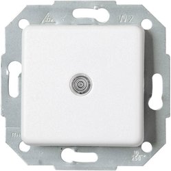 Płytka przycisku Kopp, 613698083 Przełącznik schodowy, Europa biały, matowy