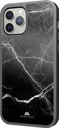 Black Rock Protective Marble Case Cover Apple iPhone 13 Pro Max czarny