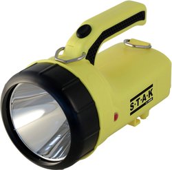 Reflektor ręczny akumulatorowy STAK ATEX 5W Spotex SPOTEX 300 lm żółto-czarny