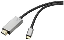 Przejściówka USB-C®, HDMI Renkforce RF-4995152 RF-4995152, 8K, 3.00 m
