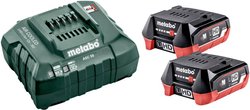 Ładowarka i akumulator do elektronarzędzi Metabo Basic-Set 12V 2 x LiHD 4.0 Ah 685301000, LiHD, 4 Ah, 12 V