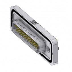 Złącze męskie D-Sub Deltron Connectors DTSWM25PY/2M85UN, rzędy: 2, styki: 25, 180 °, 1 szt.