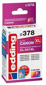 Edding Tusz Zamiennik Canon CL-541 XL Cyjan, Magenta, Żółty  atrament Edding EDD-378 18-378, 1 szt.